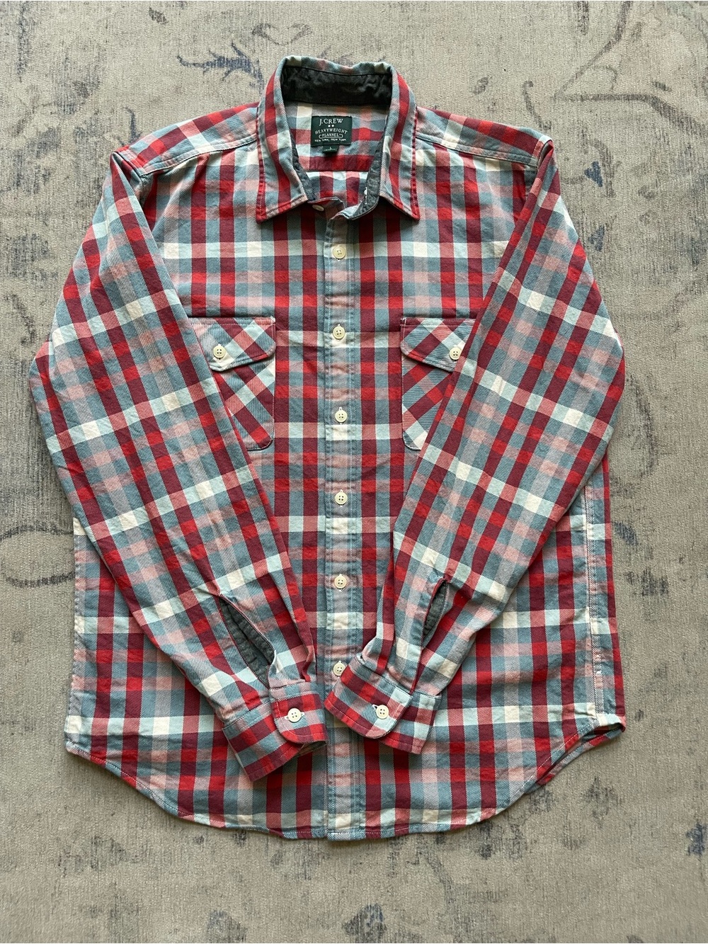 J.Crew Heritage Heavyweight Flannel Workshirt Plaid Men’s Large